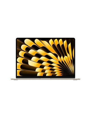 Apple MacBook Air Apple M M3 Portátil 38,9 cm (15.3") 16 GB 256 GB SSD Wi-Fi 6E (802.11ax) macOS Sequoia Beige