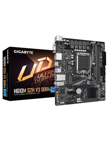 GIGABYTE H610M S2H V3 DDR4 placa base Intel H610 Express LGA 1700 micro ATX