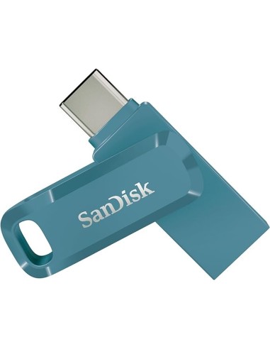 SanDisk Ultra Dual Drive Go USB 64GB unidad flash USB USB Type-A   USB Type-C 3.2 Gen 1 (3.1 Gen 1) Azul