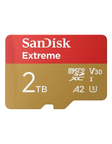 SanDisk Extreme 2 TB MicroSDXC UHS-I Clase 10