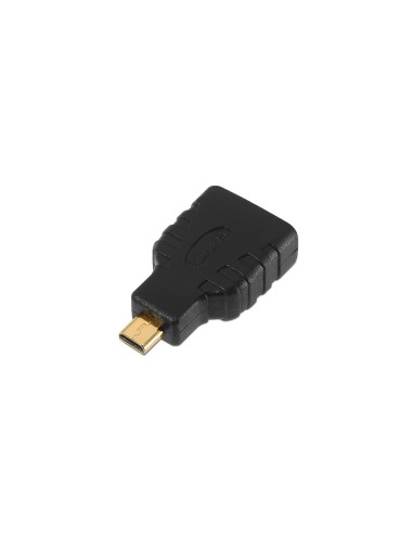 AISENS A121-0125 cambiador de género para cable HDMI Micro HDMI Negro