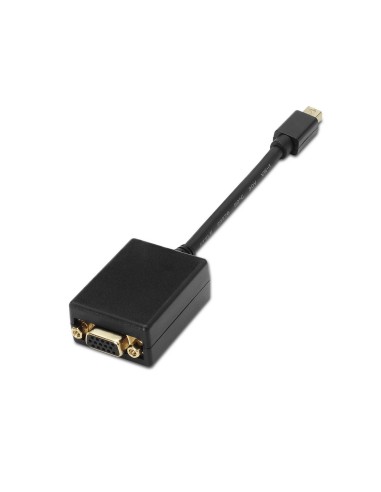 AISENS A125-0135 adaptador de cable de vídeo 0,15 m Mini DisplayPort VGA Negro