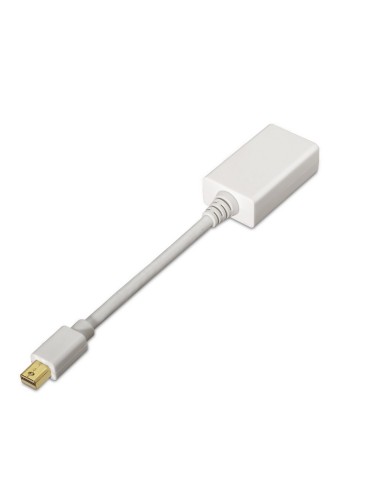 AISENS A125-0138 adaptador de cable de vídeo 0,15 m Mini DisplayPort HDMI Blanco