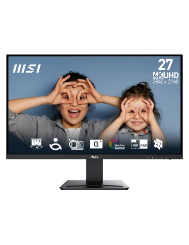 MSI Pro MP273U pantalla para PC 68,6 cm (27") 3840 x 2160 Pixeles 4K Ultra HD Negro