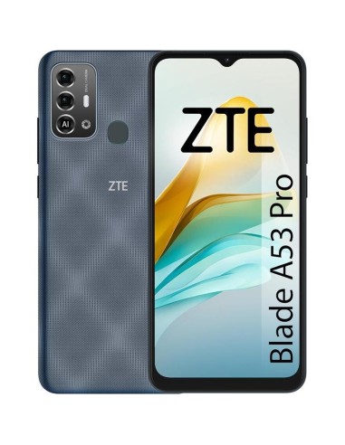 ZTE Blade A53 Pro 16,6 cm (6.52") SIM doble Android 12 4G MicroUSB 4 GB 64 GB 5000 mAh Azul