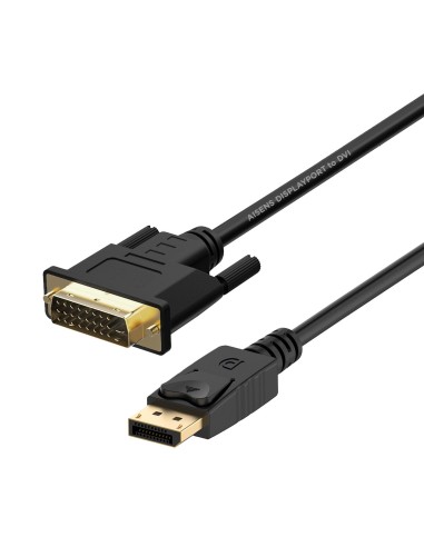 AISENS Cable conversor DisplayPort a DVI, DP M - DVI M, Negro, 2.0m