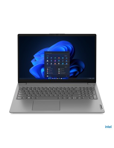 Lenovo V V15 Intel® Core™ i3 i3-1215U Portátil 39,6 cm (15.6") Full HD 8 GB DDR4-SDRAM 256 GB SSD Wi-Fi 5 (802.11ac) Gris