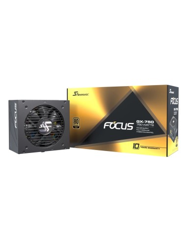 Seasonic Focus GX unidad de fuente de alimentación 750 W 20+4 pin ATX ATX Negro