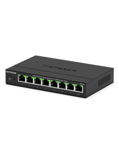 NETGEAR MS308 No administrado 2.5G Ethernet (100 1000 2500) Negro