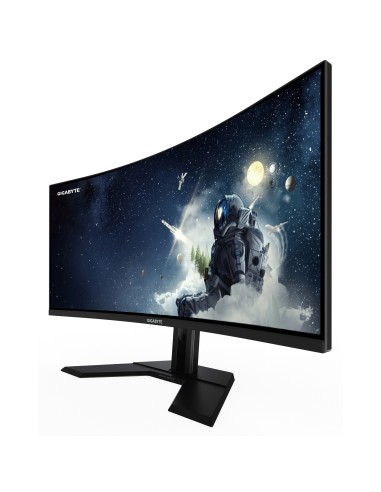 GIGABYTE G34WQCP Monitor Gaming Curvo UWQHD de 34" - 3440 x 1440, 1500R, 180Hz, 1ms, 350 cd m², AMD FreeSync Premium,