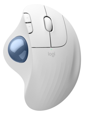 Logitech Ergo M575S ratón Oficina mano derecha RF Wireless + Bluetooth Trackball 2000 DPI