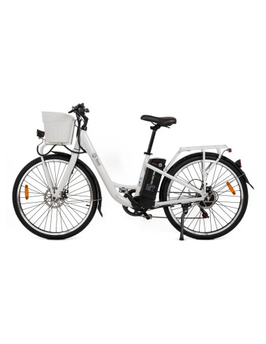 Youin BK2226W bicicleta eléctrica Blanco Aluminio 66 cm (26") 25 kg