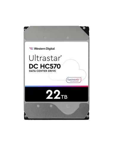 Western Digital Ultrastar DC HC570 disco duro interno 22 TB 7200 RPM 512 MB 3.5" SAS