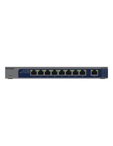 NETGEAR GS108MX-100EUS switch No administrado L2 Gigabit Ethernet (10 100 1000) Montaje en pared escritorio