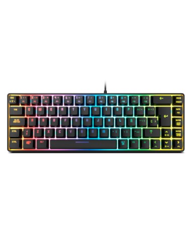 Krom Kalista teclado Juego USB Negro