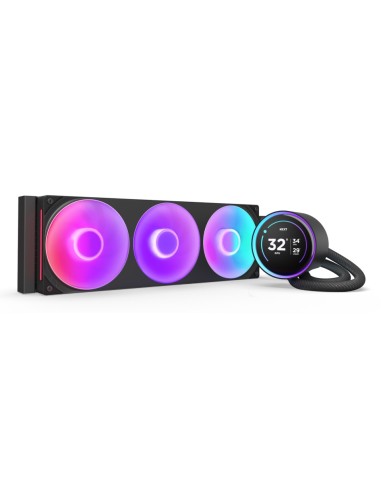 NZXT Kraken Elite 360 RGB Procesador Sistema de refrigeración líquida todo en uno 12 cm Negro 1 pieza(s)