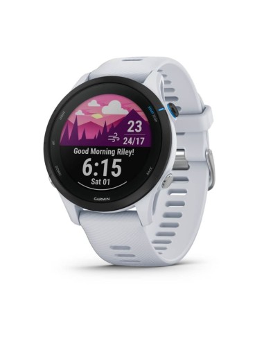 Garmin Forerunner 255 Music 3,3 cm (1.3") MIP 46 mm Digital 260 x 260 Pixeles Pantalla táctil Blanco Wifi GPS (satélite)