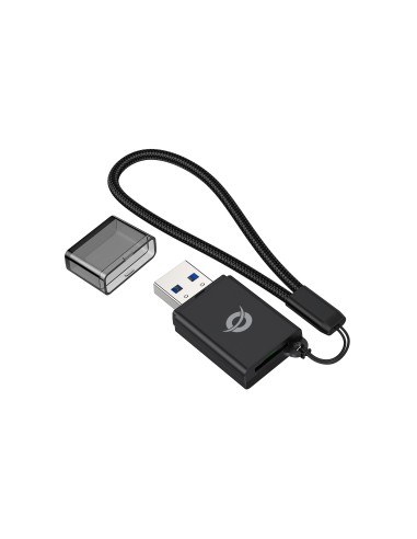 Conceptronic BIAN07B lector de tarjeta USB 3.2 Gen 1 (3.1 Gen 1) Type-A Negro