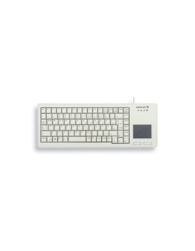 CHERRY XS Touchpad teclado Universal USB QWERTY Inglés de EE. UU. Gris