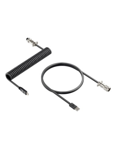 Newskill Gaming NS-AC-COILC-N cable para ratón teclado Negro 1,075 m