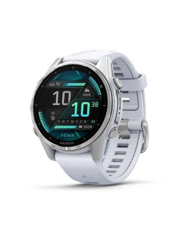 Garmin Fenix 8 3,3 cm (1.3") AMOLED 43 mm Digital 416 x 416 Pixeles Pantalla táctil Plata Wifi GPS (satélite)