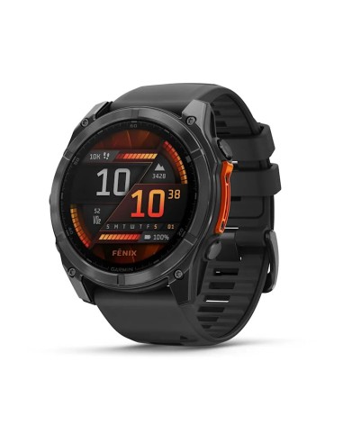 Garmin Fenix 8 3,56 cm (1.4") AMOLED 51 mm Digital 454 x 454 Pixeles Pantalla táctil Gris Wifi GPS (satélite)