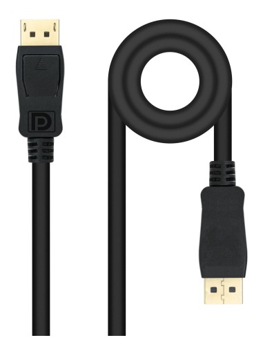 Nanocable Cable DisplayPort 1.4, DP M - DP M, Negro, 1 m