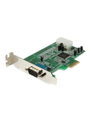 StarTech.com Tarjeta PCI Express Adaptadora Serie RS232 DB9 de 1 Puerto UART16550 - Tarjeta PCIe Controladora de Host Serial